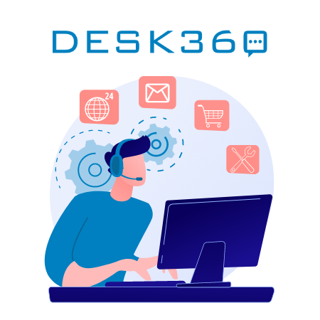 Desk360 Çok Kanallı Müşteri Hizmetleri Logosu